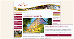 Desktop Screenshot of kurhotel-panland.de