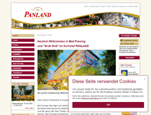 Tablet Screenshot of kurhotel-panland.de